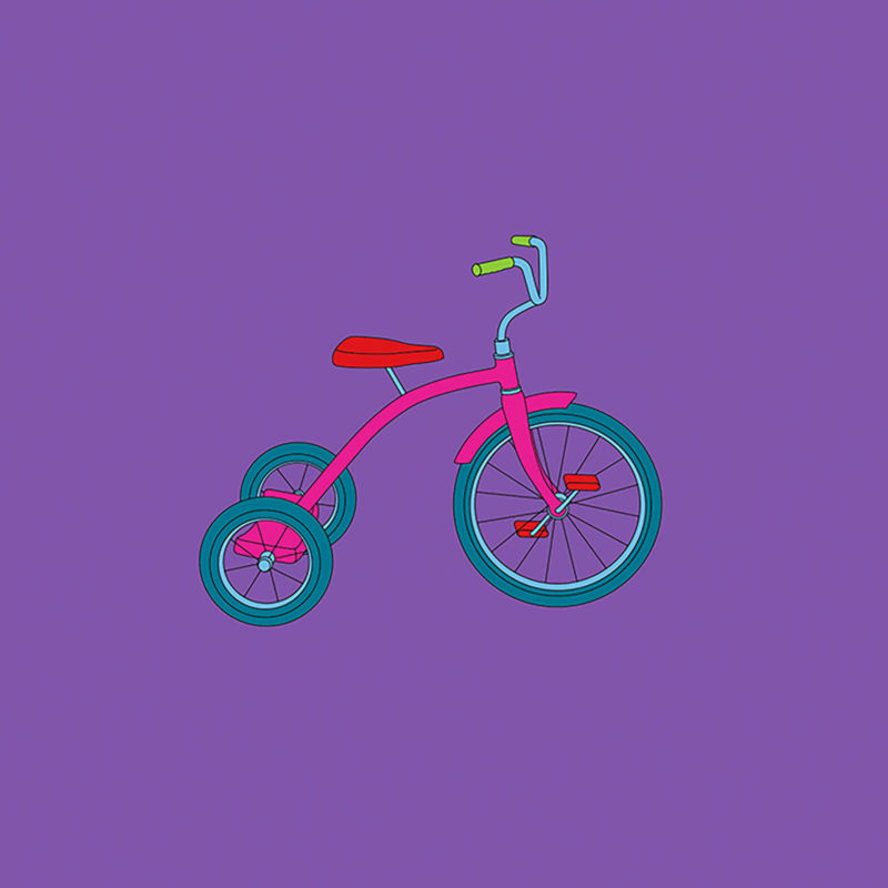 Tricycle by Michael Craig Martin