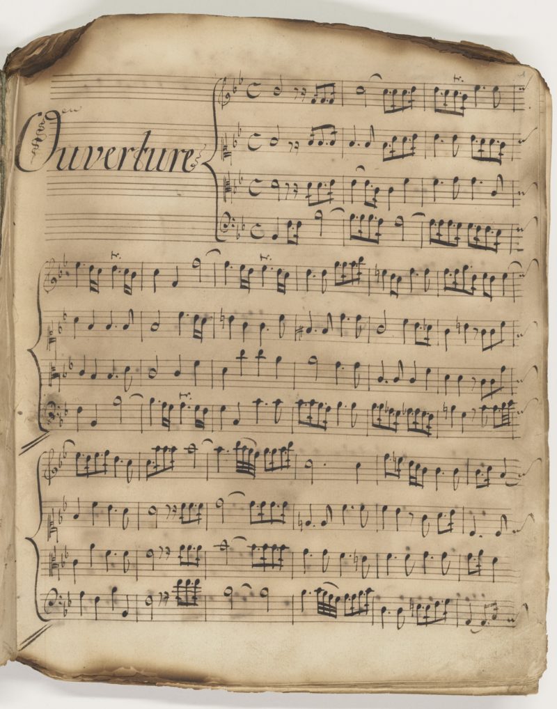 Earliest manuscript of Handel’s opera Teseo