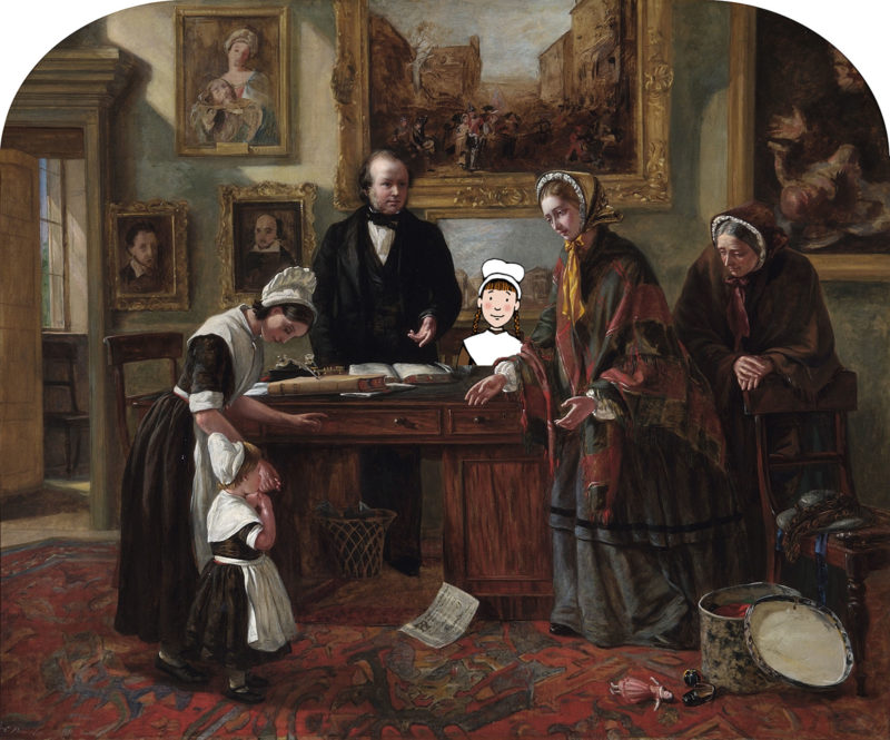 Emma Brownlow, The Foundling Restored to its Mother, 1858 © Coram in the care of The Foundling Museum