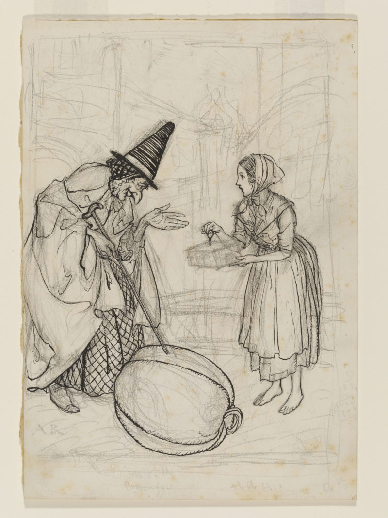 Arthur Rackham, 'Cinderella and the Fairy Godmother', 1919 © Victoria and Albert Museum, London