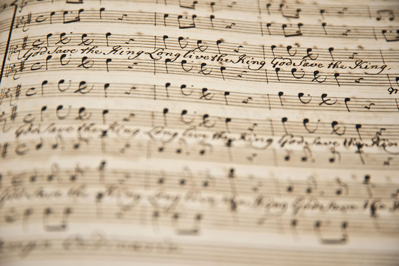 Coronation Anthems, Anthem I, Zadok the Priest, HWV258, George Frideric Handel, Manuscript full score, c.1740 © Gerald Coke Handel Collection, The Foundling Museum