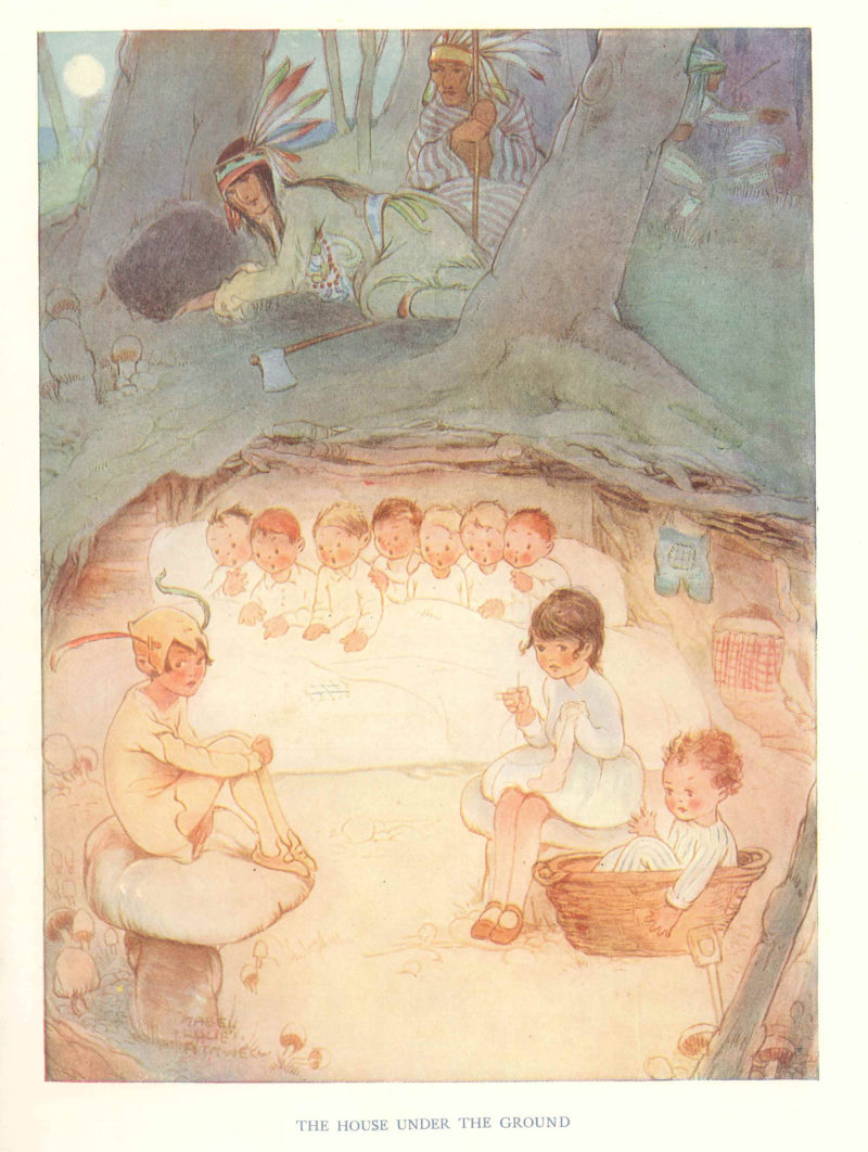 Mabel Lucie Atwell, from 'Peter Pan and Wendy' by JM Barrie, 1921 © Lucie Attwell Ltd www.mabellucieattwell.com